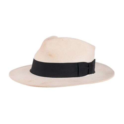 184. Michael Jackson's Bad Tour Stage-worn White Fedora ### MICHAEL JACKSON