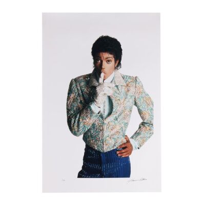 193. Limited Edition Photoshoot Print by Glen Wrexler and Signed by Harrison Funk, 1984 ### MICHAEL JACKSON