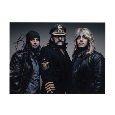 204. Lemmy, Mikkey Dee and Phil Campbell-Autographed Photo ### MOTORHEAD