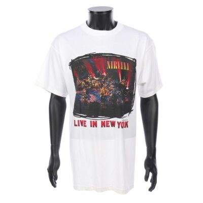 209. Deadstock Unplugged "Live In New York" T-Shirt 1995 ### NIRVANA