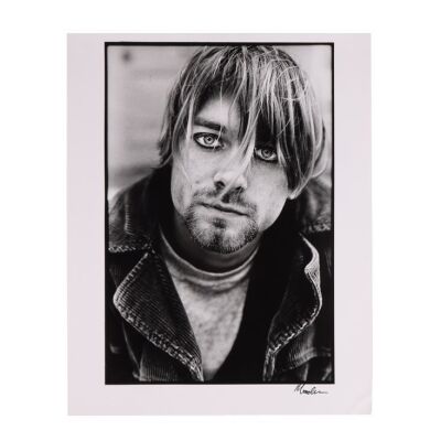 210. The Rockarchive Collection: Silver Gelatin Kurt Cobain Print by Martyn Goodacre, Shepherd's Bush Photoshoot, 1990 ### NIRVANA
