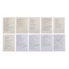 219. Complete Set of (What's the Story) Morning Glory? Album Song Lyrics Handwritten by Noel Gallagher ### OASIS