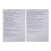 231. Noel Gallagher Handwritten "Champagne Supernova" and "Fade Away" Lyrics ### OASIS