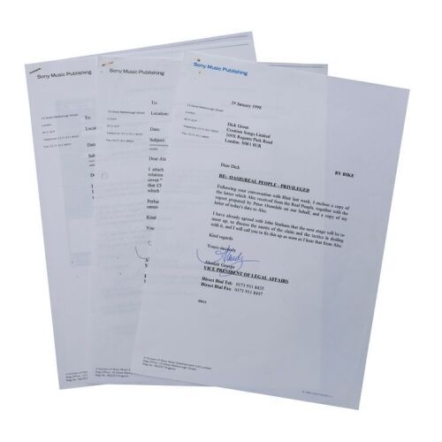236. Noel Gallagher vs The Real People Signed Plagiarism Case Legal Documents and Printed Tweet ### OASIS