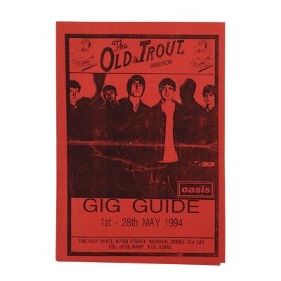 255. The Old Trout Windsor "Gig Guide" Flyer, 1994 ### OASIS