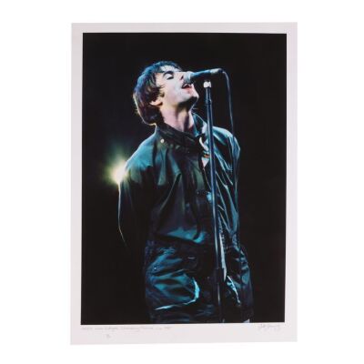 257. The Rockarchive Collection: Limited Edition Liam Gallagher Print by Jill Furmanovsky, Glastonbury Festival, 1995 ### OASIS