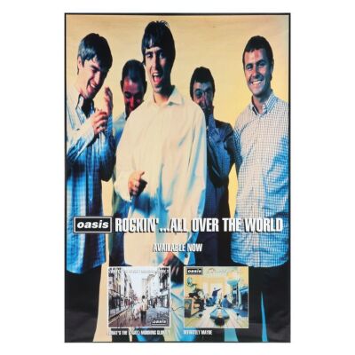 262. Noel Gallagher-Autographed "Rockin' ...All Over the World" Poster ### OASIS