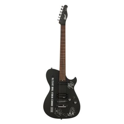 268. Matt Bellamy, Dominic Howard and Chris Wolstenholme-Autographed Guitar ### MUSE