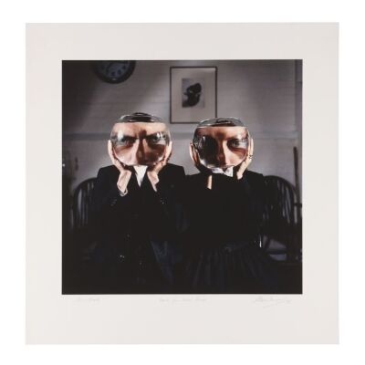 282. Storm Thorgerson-Autographed "Wish You Were Here" Live EP Print ### PINK FLOYD