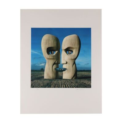 283. Storm Thorgerson-Autographed Limited Edition The Division Bell Stone Heads Print, 2000 ### PINK FLOYD