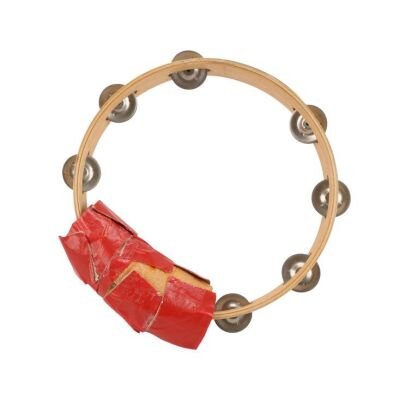 298. The Peter Hince Collection: Freddie Mercury's Stage-Used A Night At The Opera Tour Tambourine Featuring Red Tape Grip ### QUEEN