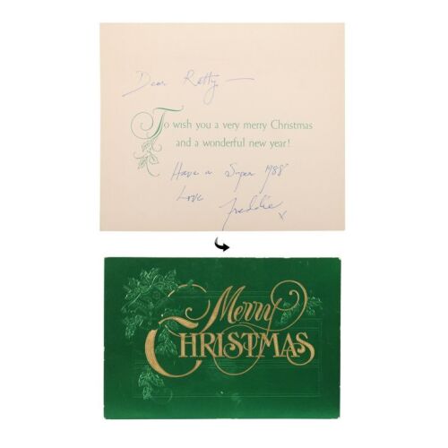 300. The Peter Hince Collection: 1987 Christmas Card from Freddie Mercury ### QUEEN