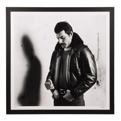302. The Peter Hince Collection: Framed Artist's Proof Freddie Mercury Augustiner Beer Print, 1981 ### QUEEN