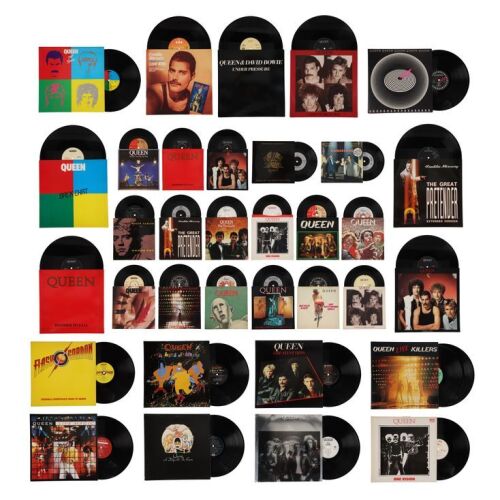 310. The Peter Hince Collection: 34 Assorted 12-inch and 7-inch Queen Vinyl Records ### QUEEN