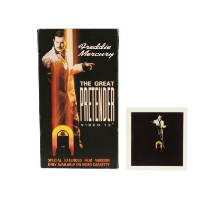 326. The Peter Hince Collection: "The Great Pretender" Extended Music Video VHS Tape and Original Test Polaroid, 1986 ### QUEEN