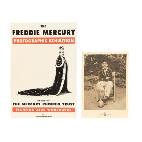 328. The Peter Hince Collection: Freddie Mercury The Solo Collection Launch Party Invitation and Freddie Mercury Photographic Exhibition Preview Invitation ### QUEEN