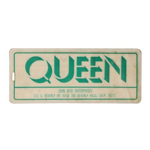 336. The Peter Hince Collection: US News of the World Tour Personal Luggage Tag, 1977 ### QUEEN