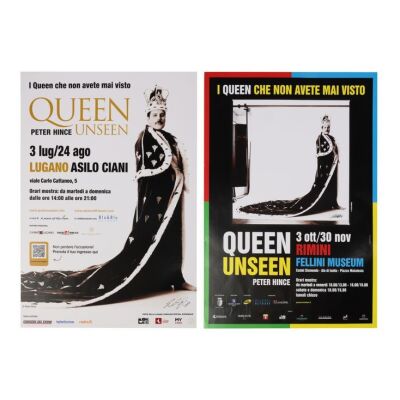 337. The Peter Hince Collection: Two Queen Unseen Exhibition Posters ### QUEEN