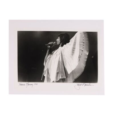 361. The Rockarchive Collection: Freddie Mercury Silver Gelatin Print by Janet Macoska, Cleveland Music Hall, 1975 ### QUEEN