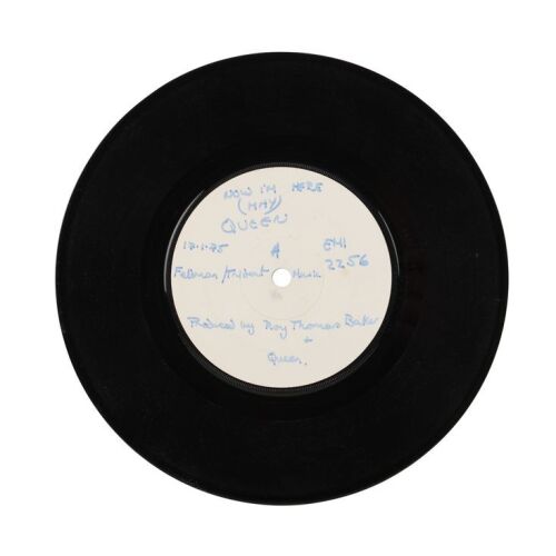 368. Test Pressing of "Now I'm Here/Lily of the Valley" ### QUEEN