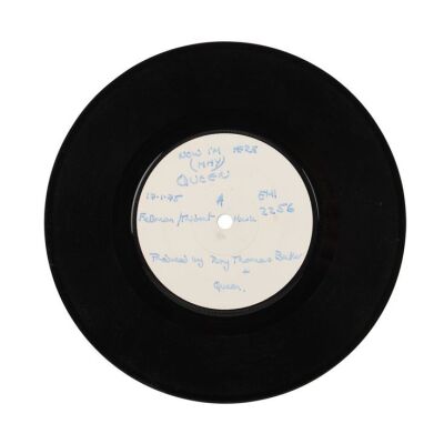 368. Test Pressing of "Now I'm Here/Lily of the Valley" ### QUEEN