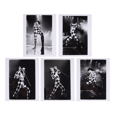 375. The Rockarchive Collection: Five Freddie Mercury A Day At The Races Tour Silver Gelatin Prints by Jorgen Angel, Copenhagen, 1977 ### QUEEN