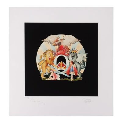 376. Brian May and Roger Taylor-Autographed Artist's Proof A Day at the Races Print, 2014 ### QUEEN
