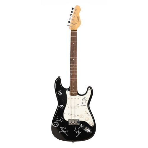 382. Thom Yorke, Colin Greenwood, Jonny Greenwood, Philip Selway and Ed O'Brien-Autographed Guitar ### RADIOHEAD
