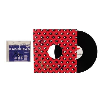 385. Thom Yorke, Colin Greenwood, Jonny Greenwood, Ed O'Brien, Philip Selway-Autographed My Iron Lung Promo Vinyl and CD EP ### RADIOHEAD