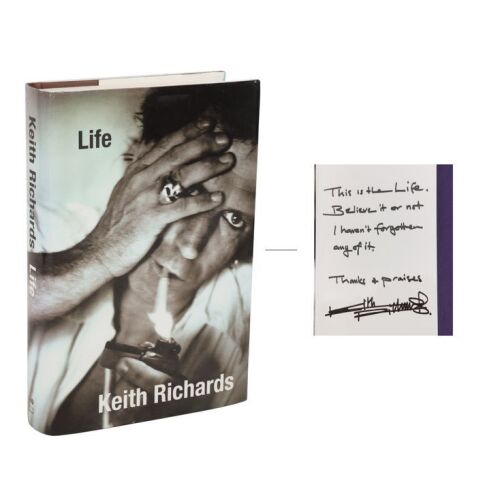 395. The Denis O'Regan Collection: Limited Edition Keith Richards and Charlie Watts Fine Art Print and Keith Richards-Autographed Autobiography ### THE ROLLING STONES