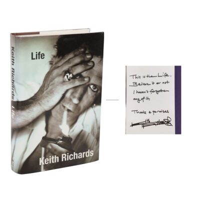 395. The Denis O'Regan Collection: Limited Edition Keith Richards and Charlie Watts Fine Art Print and Keith Richards-Autographed Autobiography ### THE ROLLING STONES