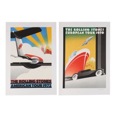397. Pair of Matching Numbers American Tour Poster Artist Proofs by John Pasche ### THE ROLLING STONES