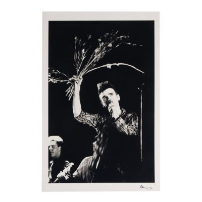 416. Morrissey "Sheaf of Wheat" Free Trade Hall Performance Giclee Archival Print by Martin O'Neill, 1984 ### THE SMITHS