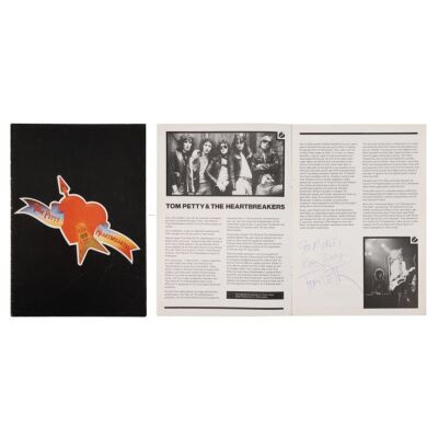 423. Tom Petty, Benmont Tench, Ron Blair and Mike Campbell-Autographed 1977 UK Tour Programme ### TOM PETTY AND THE HEARTBREAKERS