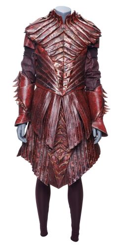 Lot #12: House of T'Kuvma Guard Red Costume ### STAR TREK: DISCOVERY (TV SERIES, 2017-2024)