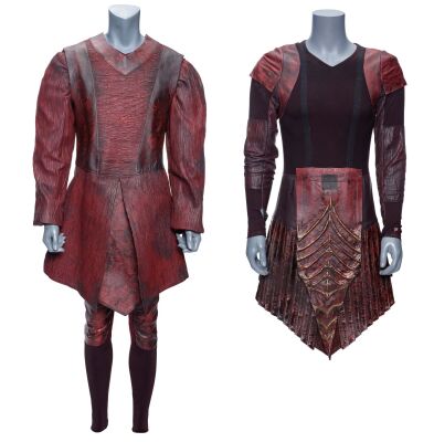 Lot #16: House of T'Kuvma Red Costume and Components ### STAR TREK: DISCOVERY (TV SERIES, 2017-2024)