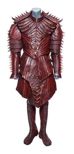 Lot #19: House of T'Kuvma Guard Red Costume ### STAR TREK: DISCOVERY (TV SERIES, 2017-2024)