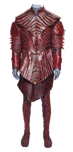 Lot #26: House of T'Kuvma Guard Red Costume ### STAR TREK: DISCOVERY (TV SERIES, 2017-2024)