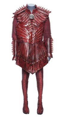 Lot #43: House of T'Kuvma Guard Red Costume ### STAR TREK: DISCOVERY (TV SERIES, 2017-2024)