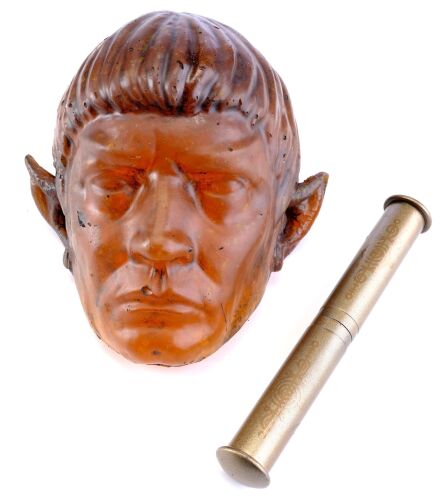 Lot #53: Vulcan Crypt Mask and Empty Diploma Tube ### STAR TREK: DISCOVERY (TV SERIES, 2017-2024)