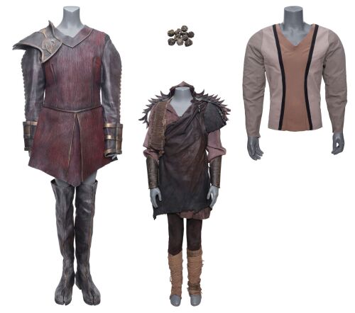 Lot #55: Pair of Youth Klingon Costumes and Components ### STAR TREK: DISCOVERY (TV SERIES, 2017-2024)