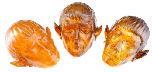 Lot #71: Set of Three Vulcan Crypt Masks ### STAR TREK: DISCOVERY (TV SERIES, 2017-2024)