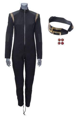 Lot #79: Terran Empire Mirror Universe Women's Command Uniform with Belt ### STAR TREK: DISCOVERY (TV SERIES, 2017-2024)