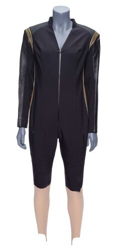 Lot #84: Sylvia Tilly's (Mary Wiseman) Mirror Universe Command Jumpsuit with Photo Double Shoulder Armor ### STAR TREK: DISCOVERY (TV SERIES, 2017-2024)