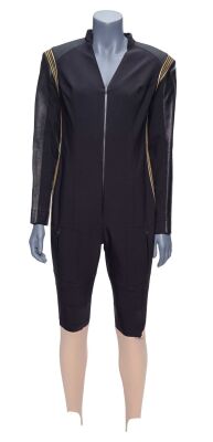 Lot #84: Sylvia Tilly's (Mary Wiseman) Mirror Universe Command Jumpsuit with Photo Double Shoulder Armor ### STAR TREK: DISCOVERY (TV SERIES, 2017-2024)
