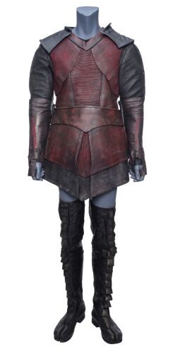 Lot #109: Qo'noS Klingon Red and Gray Costume ### STAR TREK: DISCOVERY (TV SERIES, 2017-2024)