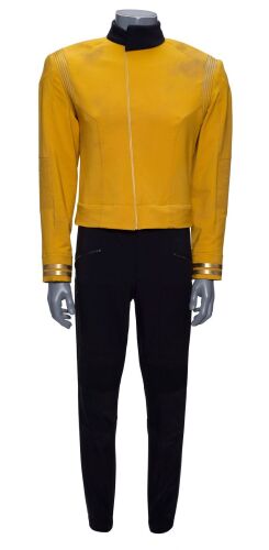 Lot #118: Men's Starfleet Command Uniform with Gold Tunic ### STAR TREK: DISCOVERY (T.V. SERIES, 2019)/STAR TREK: SHORT TREKS (T.V. SERIES, 2019)