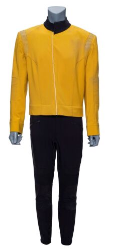 Lot #128: Men's Starfleet Command Uniform with Gold Tunic ### STAR TREK: DISCOVERY (T.V. SERIES, 2019)/STAR TREK: SHORT TREKS (T.V. SERIES, 2019)