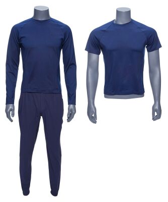 Lot #130: Captain Christopher Pike's (Anson Mount) Blue Starfleet Jogging Suit ### STAR TREK: DISCOVERY (TV SERIES, 2017-2024)