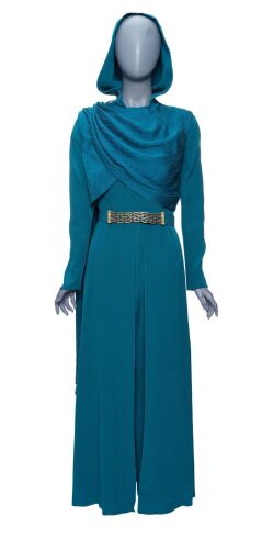 Lot #134: Amanda Grayson's (Mia Kirshner) Teal Jumpsuit Costume ### STAR TREK: DISCOVERY (TV SERIES, 2017-2024)
